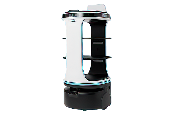 SERVI Plus food service robot for restaurant table food delivery and dish bussing